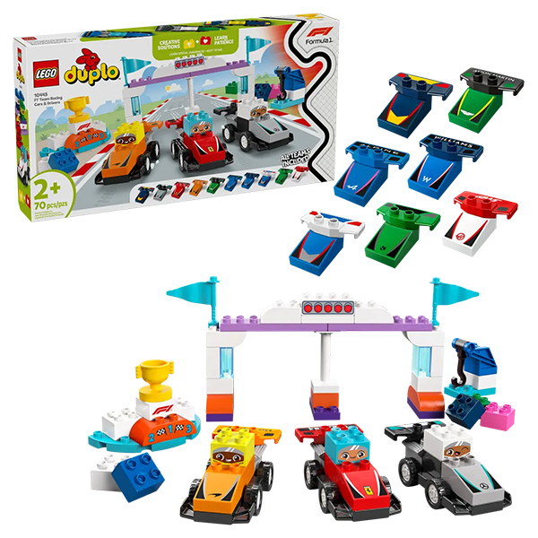 LEGO® DUPLO® 10445 F1® Team Race Cars & Drivers