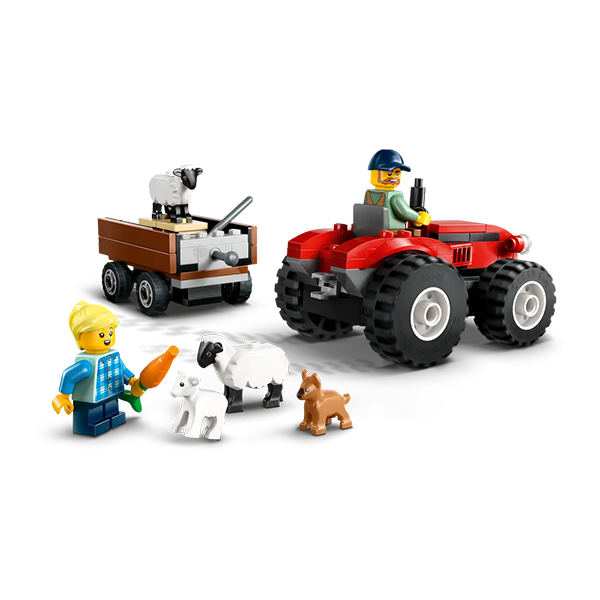 LEGO® City 60461 Red Farm Tractor with Trailer & Sheep