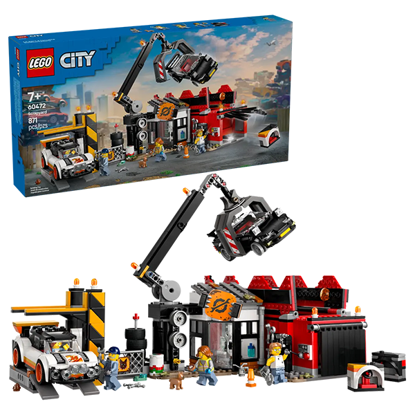 LEGO® City 60472 Scrapyard with Cars