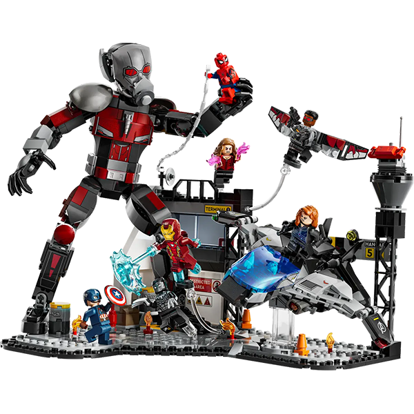 LEGO® Marvel 76314 Captain America: Civil War Action Battle