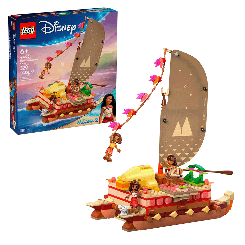 LEGO® Disney® 43270 Moana's Adventure Canoe