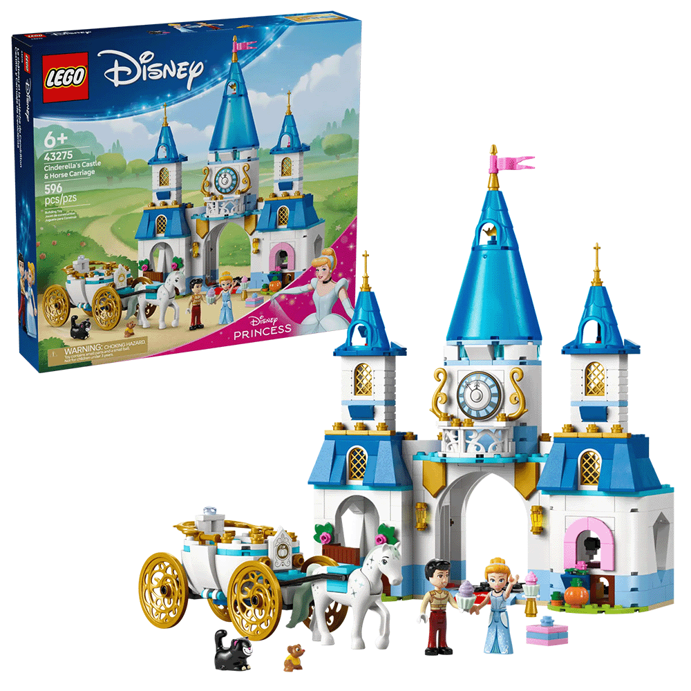 LEGO® Disney® 43275 Cinderella's Castle & Horse Carriage