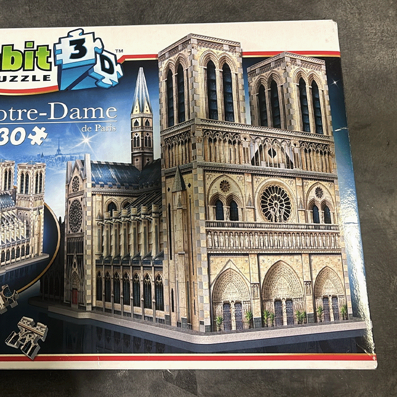 Open Box Wrebbit 3D Notre-Dame de Paris Jigsaw Puzzle