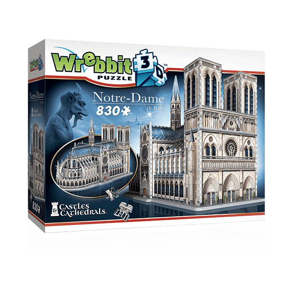 Open Box Wrebbit 3D Notre-Dame de Paris Jigsaw Puzzle