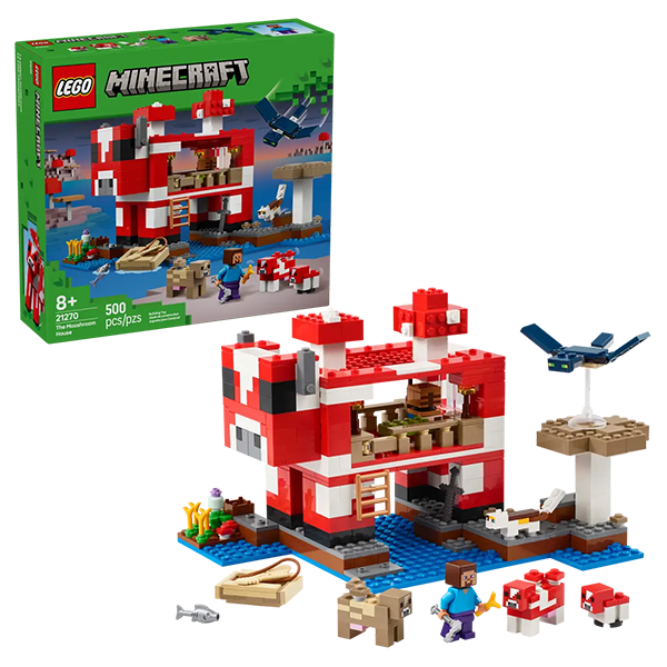 LEGO® Minecraft® 21270 The Mooshroom House