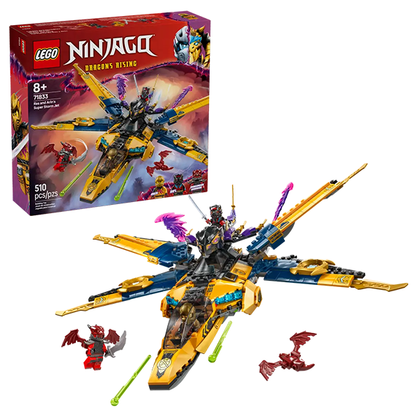 LEGO® NINJAGO® 71833 Ras and Arin's Super Storm Jet