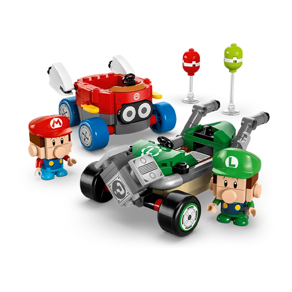 LEGO® Super Mario™ 72034 Mario Kart – Baby Mario vs. Baby Luigi