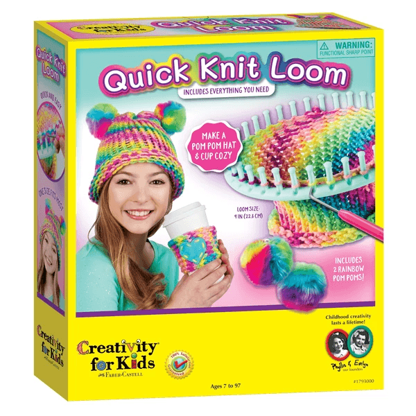 Open Box Creativity for Kids Quick Knit Loom Kit (Damaged Box)