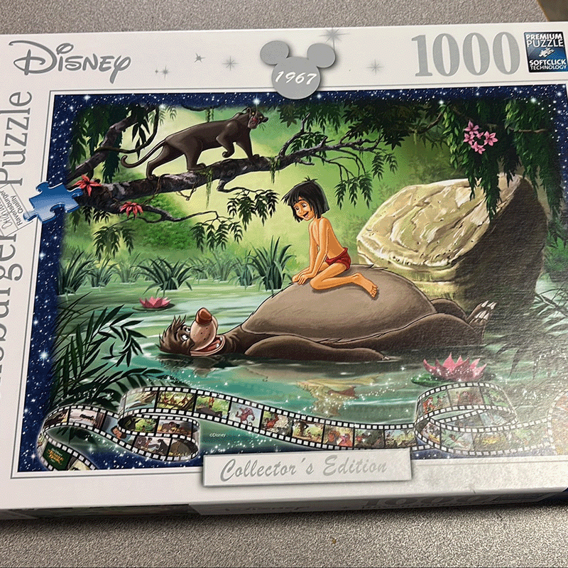 Open Box Ravensburger Jungle Book 1000 Piece Puzzle