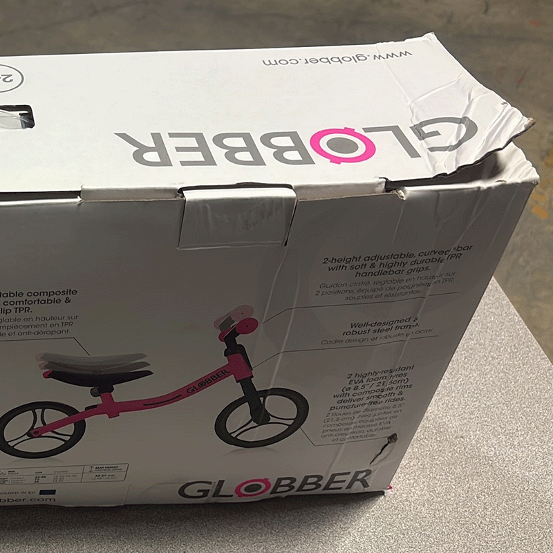 Open Box Globber Go Bike - Go Bike Neon Pink (Damaged Box)