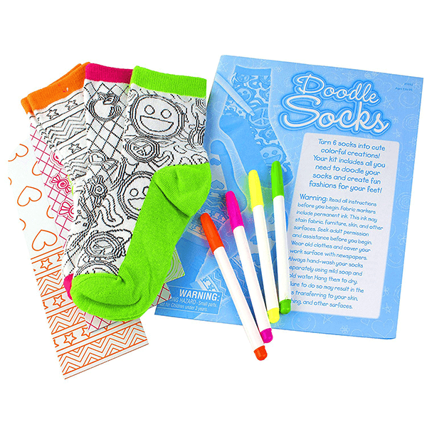 Creativity for Kids Doodle Socks Kit