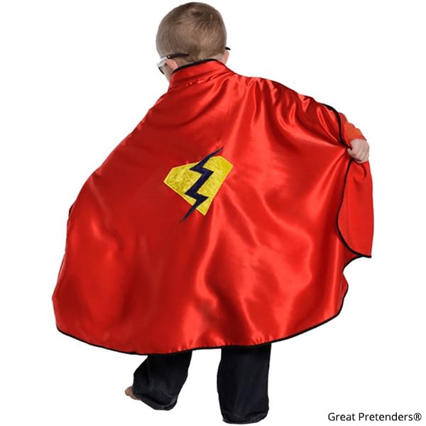 Great Pretenders Adventure Cape with Reversible Red Mask (Size 5-6)