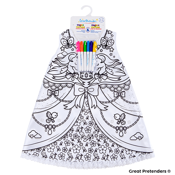 Great Pretenders Colour-A-Dress (Size 5-6)