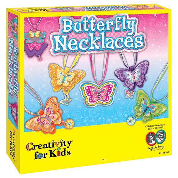 Creativity for Kids Butterfly Necklaces - Children's Jewelry Maker