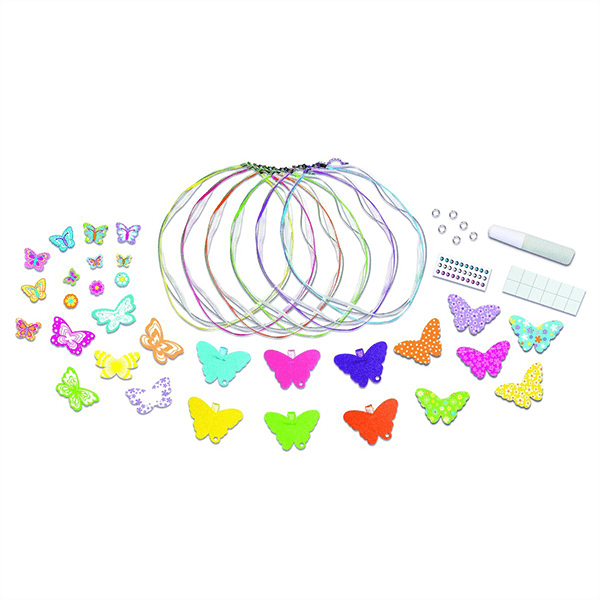 Creativity for Kids Butterfly Necklaces - Children's Jewelry Maker