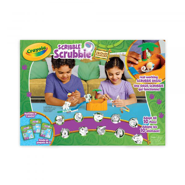 Crayola Scribble Scrubbie Safari Animal Play Set