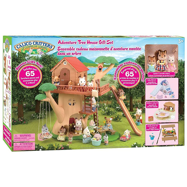 calico critters adventure treehouse gift set