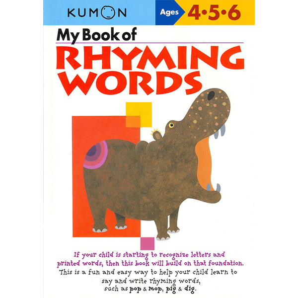 Kumon My Book of Rhyming Words Workbook