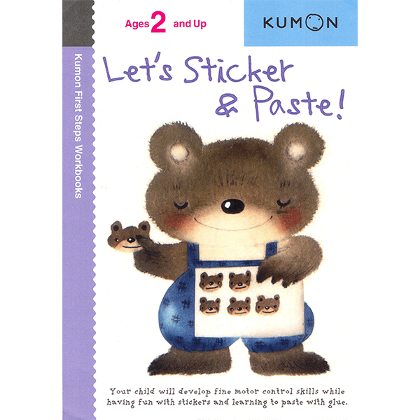 Kumon Let's Sticker & Paste Workbook