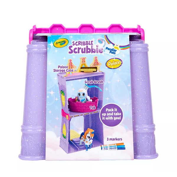 Crayola Scribble Scrubbie Peculiar Pets Palace Playset