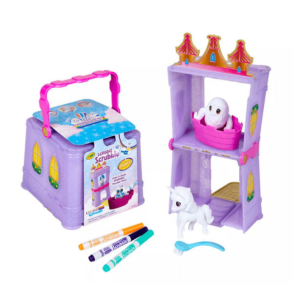 Crayola Scribble Scrubbie Peculiar Pets Palace Playset