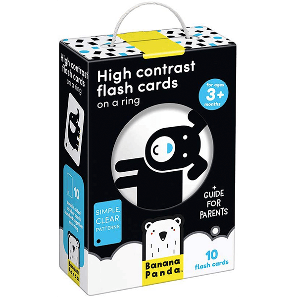 Discontinued Banana Panda High Contrast Flash Cards 3m+