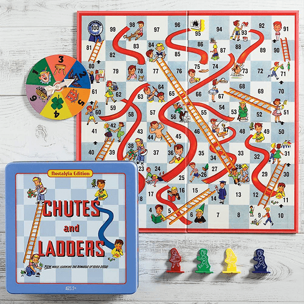 Chutes and Ladders Nostalgia Tin