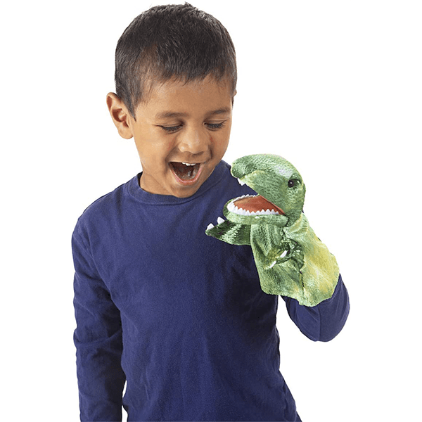 Folkmanis Puppets Little Tyrannosaurus Rex | JR Toy Company