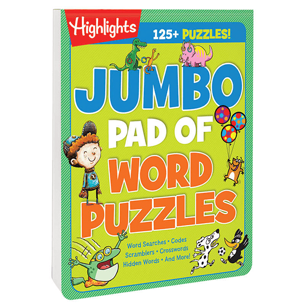 Highlights Jumbo Pad of Word Puzzles