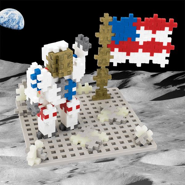 Plus-Plus Moon Builder - 70 pcs. + baseplate