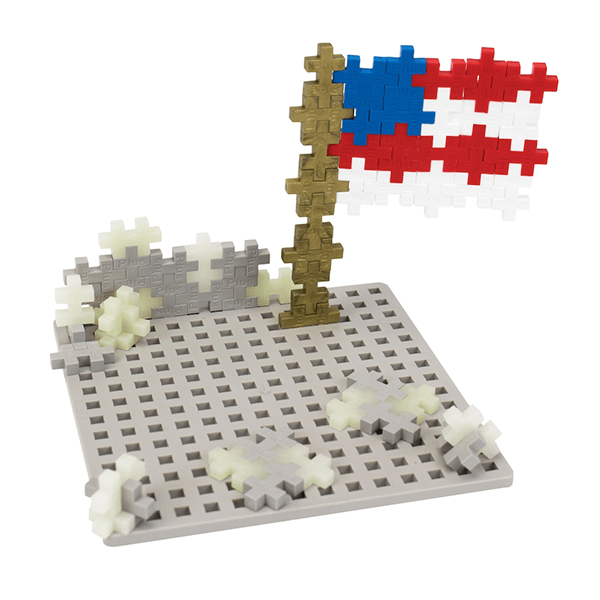 Plus-Plus Moon Builder - 70 pcs. + baseplate