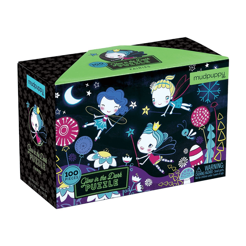 Mudpuppy Fairies Glow In The Dark Puzzle