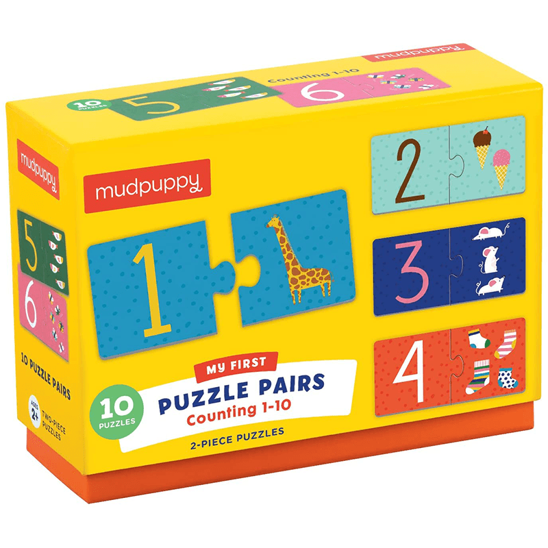 Mudpuppy My First Puzzle Pairs - Counting 1-10