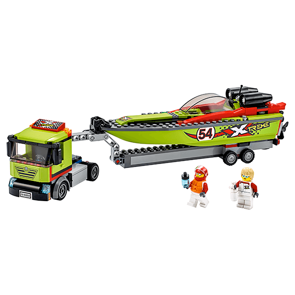 LEGOÂ® City 60254 Race Boat Transporter | JR Toy Company