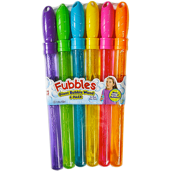 Little Kids Fubbles Bubble Wand - 6pk