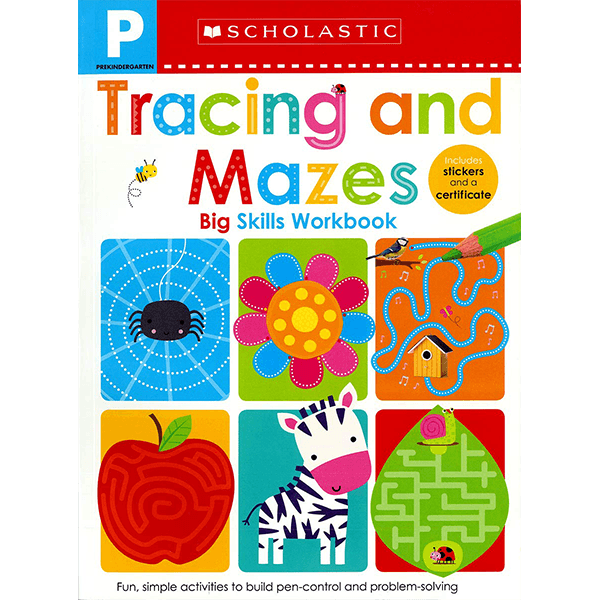 Scholastic Early Learners: Pre-K Big Skills Workbook: Tracing And Mazes