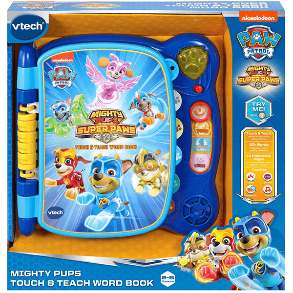 VTech PAW Patrol Mighty Pups Touch & Teach Word Book