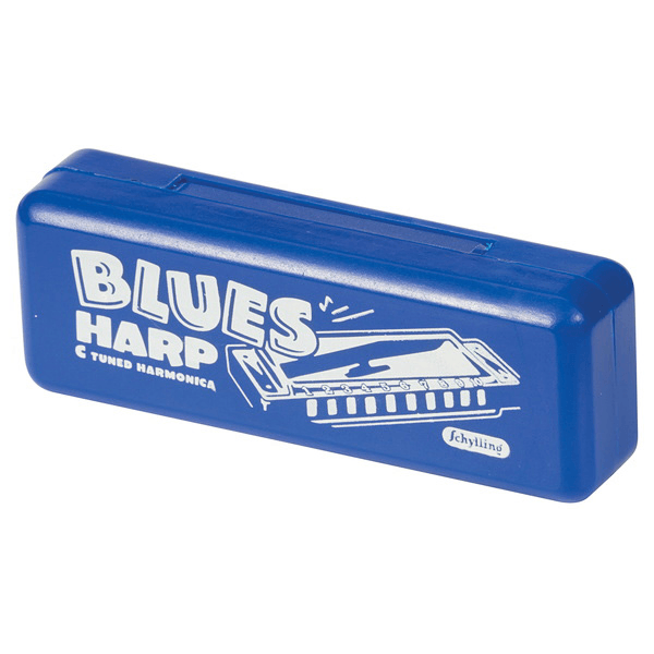 Schylling Blues Harmonica In Plastic Case