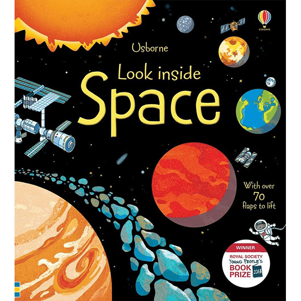 Usborne Look Inside Space Hardcover Book