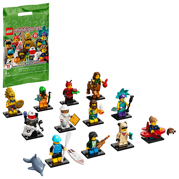 LEGO Minifigures 71029 Series 21 Booster Pack JR Toy Company