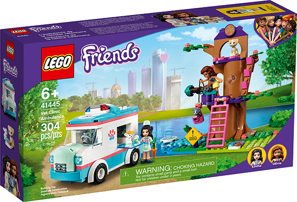 Discontinued LEGO® Friends 41445 Vet Clinic Ambulance