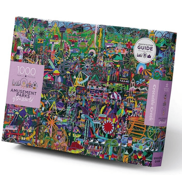 Crocodile Creek Amusement Parks of the World Puzzle (1000 Pieces)