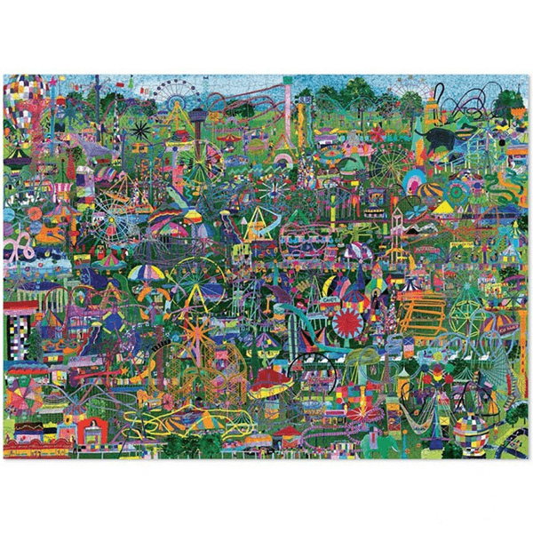 Crocodile Creek Amusement Parks of the World Puzzle (1000 Pieces)