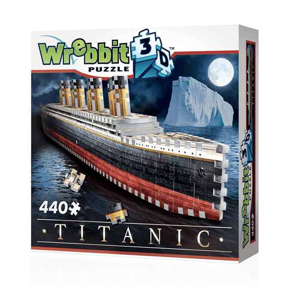 Ship model: Easy-Click: RMS Titanic with Iceberg 3D Puzzle