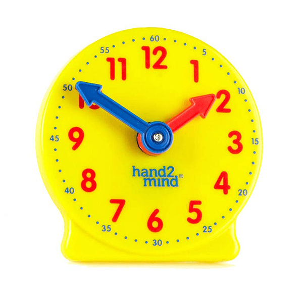 Hand2Mind Geared Mini Clocks Classroom Kit (Set of 24)