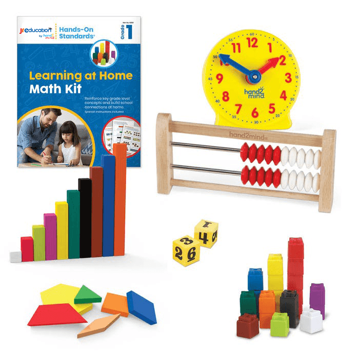 JR Education Hands on Standards Learning at Home Math - Grade 1