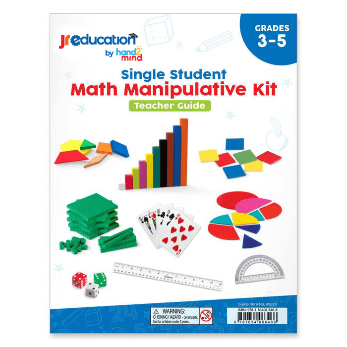 JR Education Single Student Math Manipulative Sets (Grade 3 - 5) 4 Sets