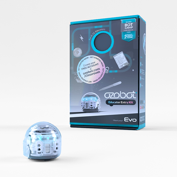 Ozobot Evo Educator Kit - White (Includes Evo and BotCamp) | JR Toy Company