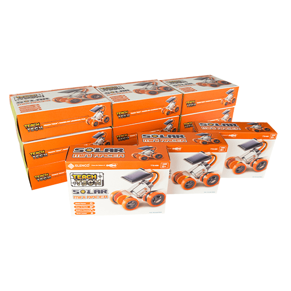 Elenco Solar Mini-Racer Pack of 12