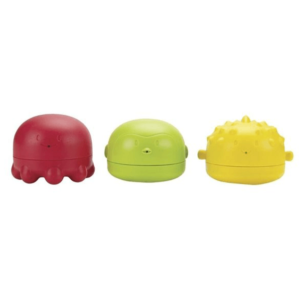 Ubbi Squeeze & Switch Bath Toys - Set of 3